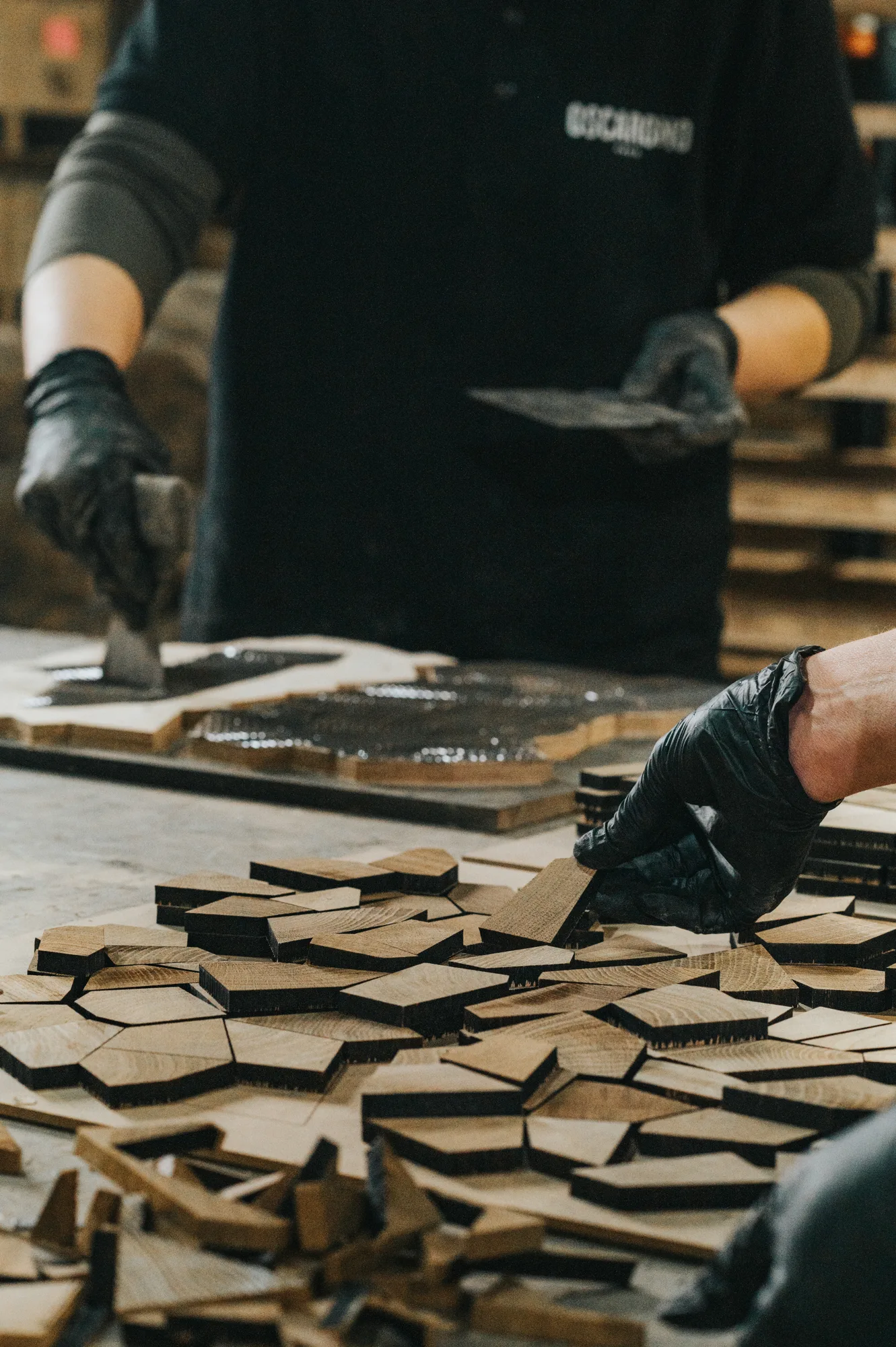 Opus being made in the OscarOno atelier