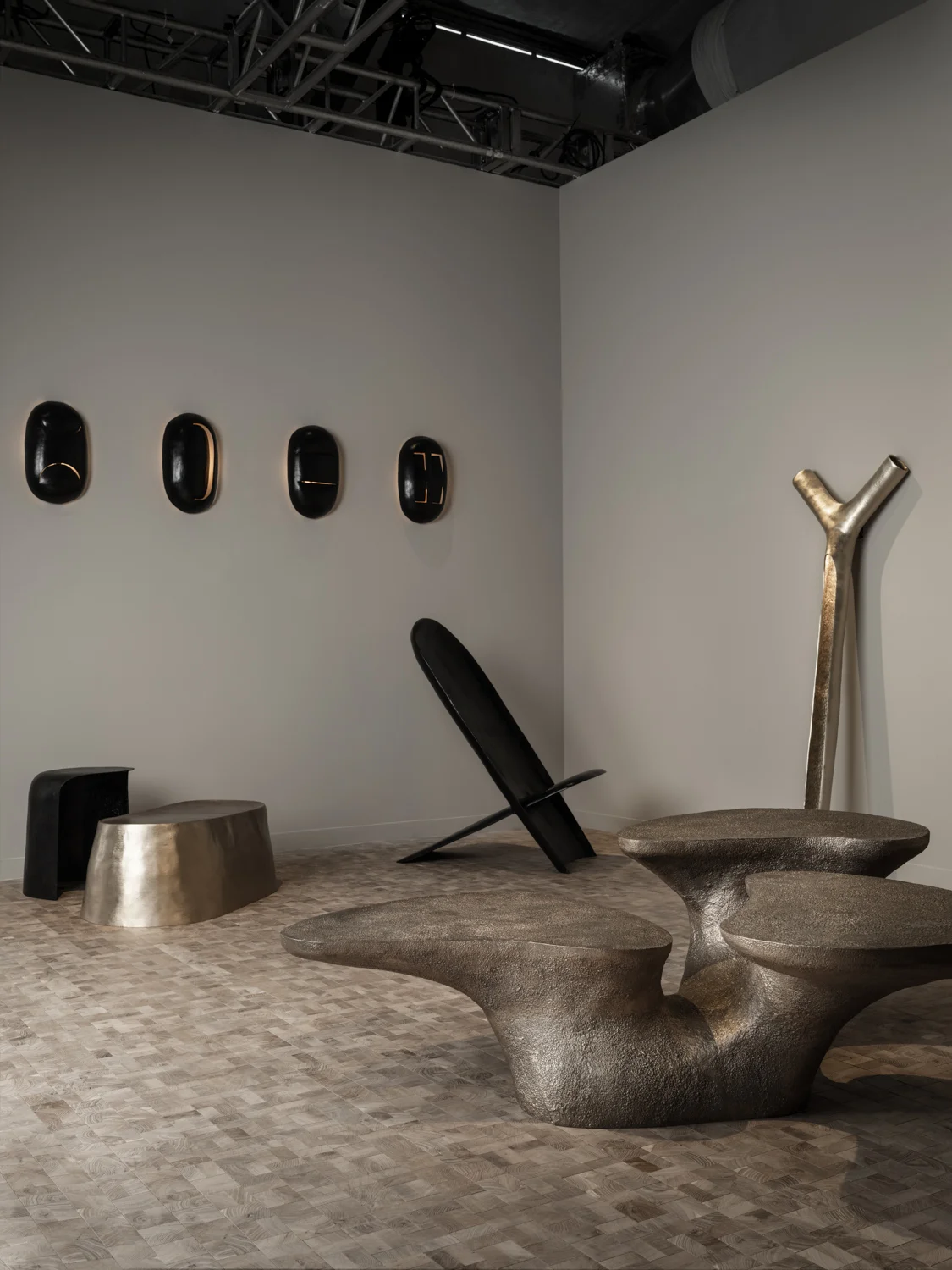 Cube at Design Miami 2022, with Les Ateliers Courbet