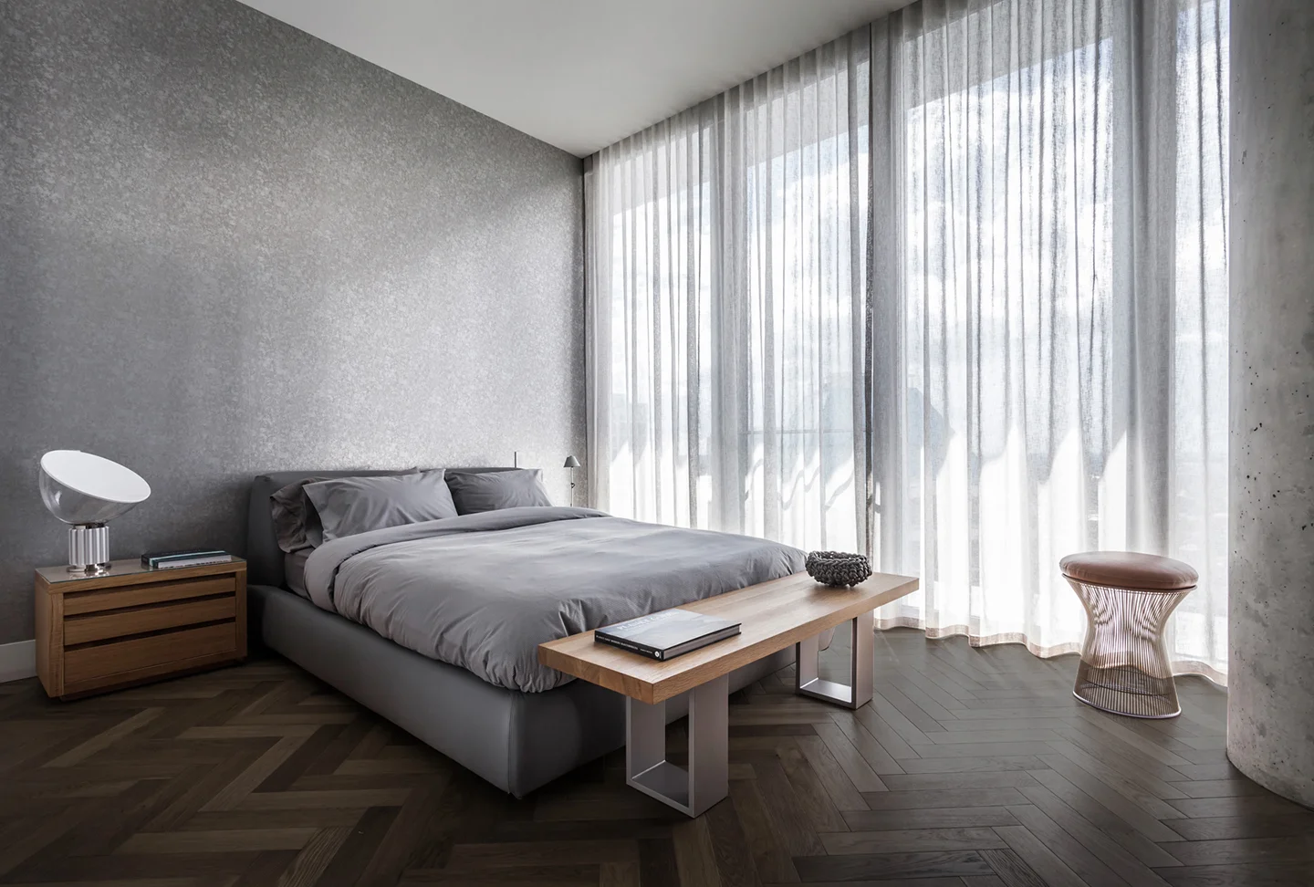 Oscarono - Bogoak - Collection Classics - Finish Brun Marais- Project Private Appartment - Designer Andrea Chicharo