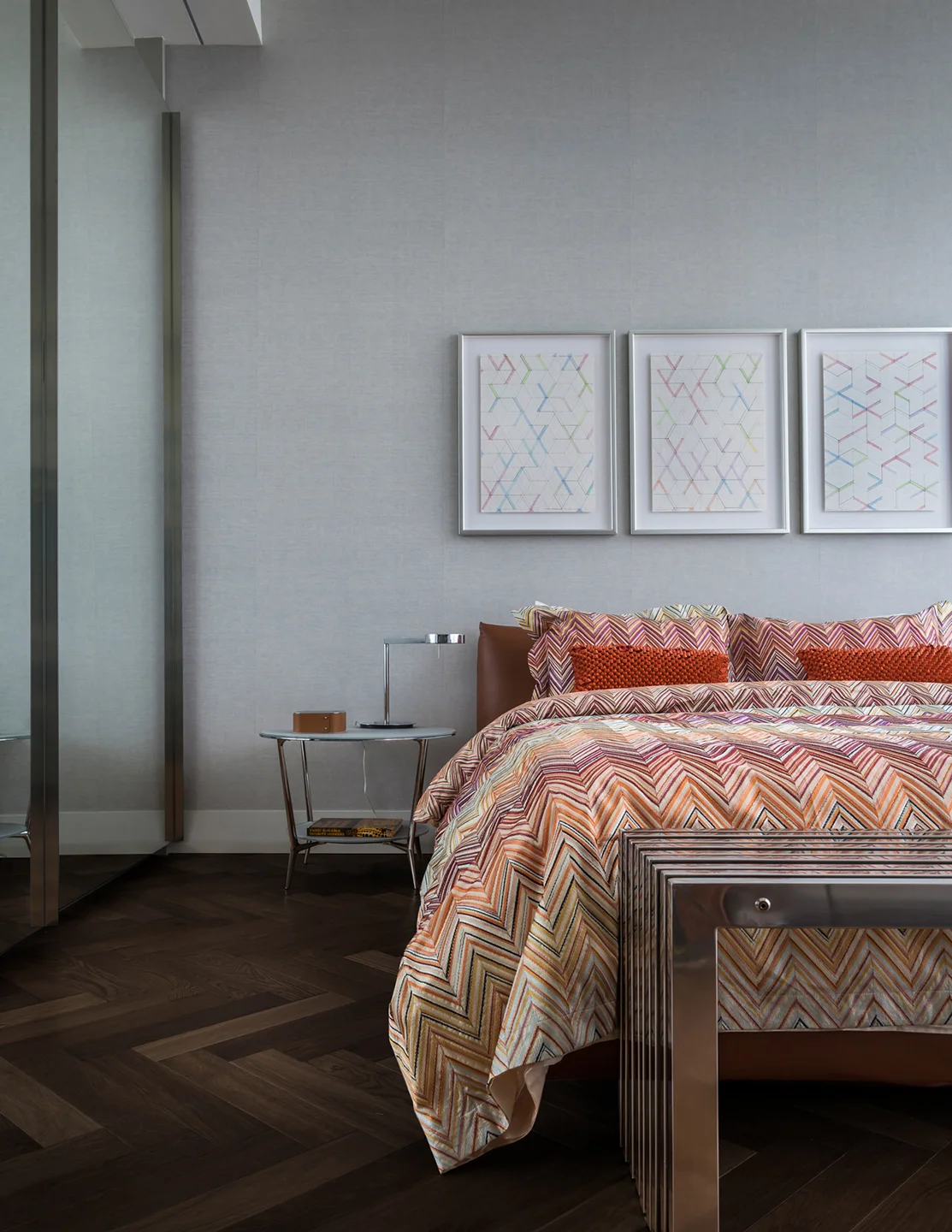 Oscarono - Bogoak - Collection Classics - Finish Brun Marais- Project Private Appartment - Designer Andrea Chicharo