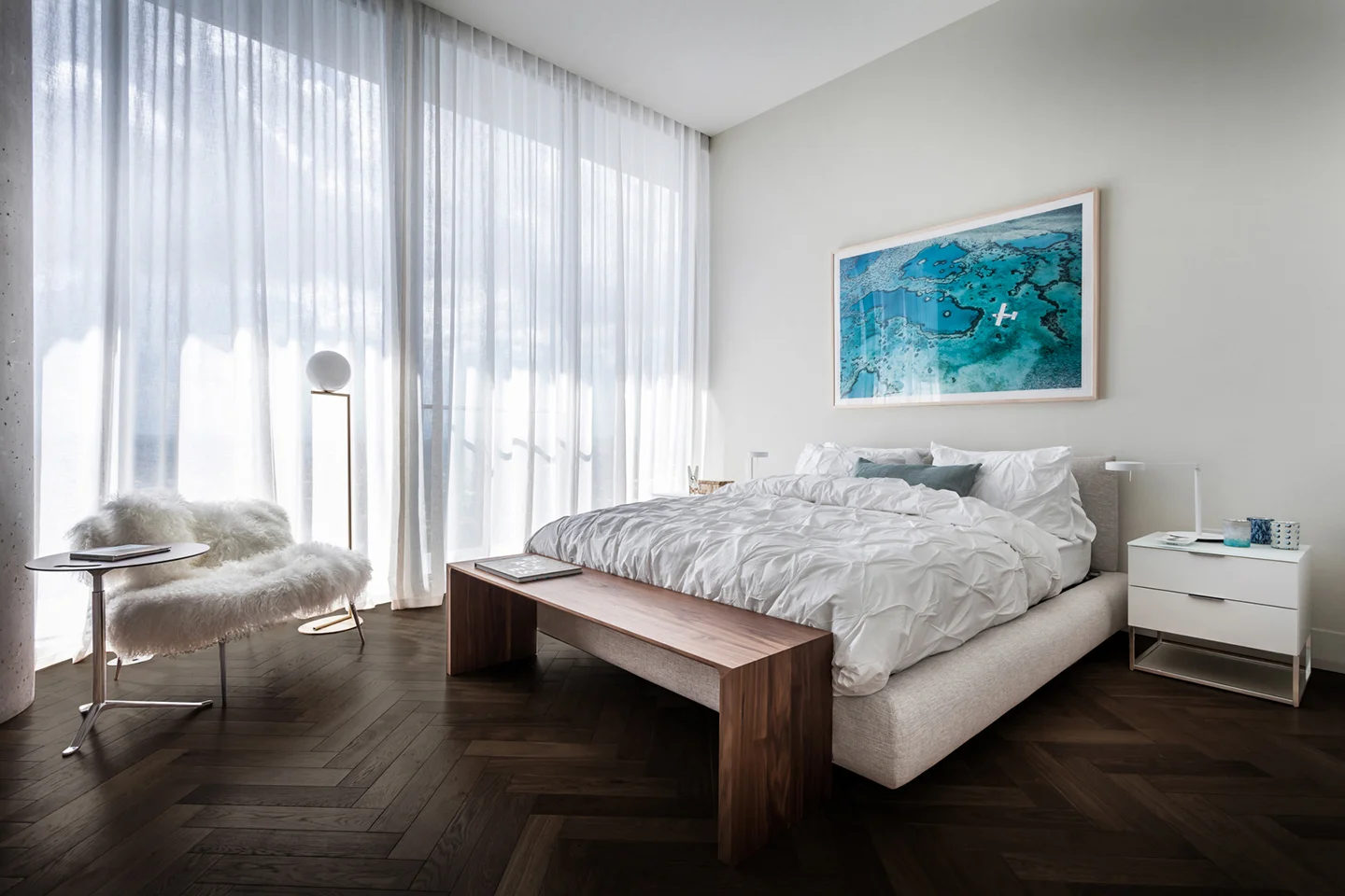 Oscarono - Bogoak - Collection Classics - Finish Brun Marais- Project Private Appartment - Designer Andrea Chicharo