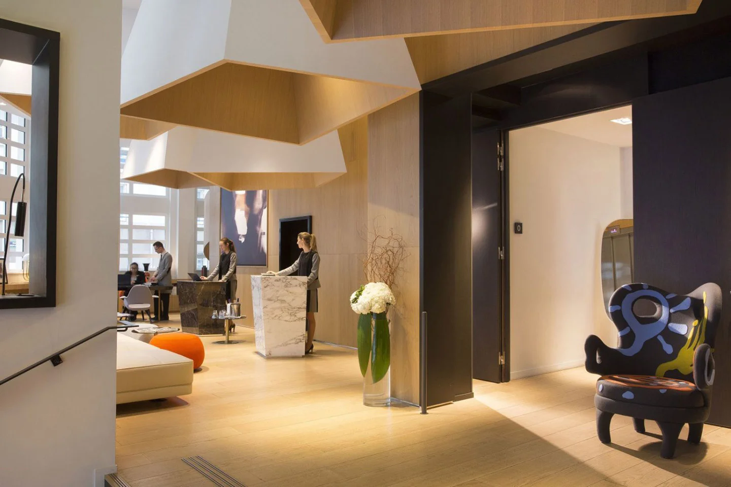 Oscarono Architecture, Collection Classics, Finish Miel Doux, Project Hotel Le Cinq Codet