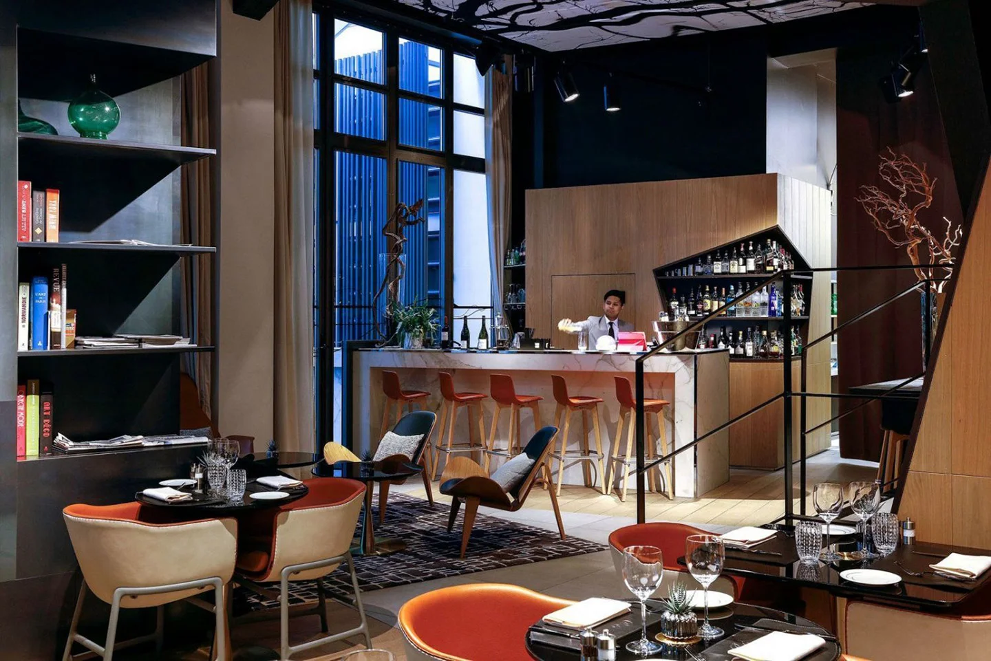 Oscarono Architecture, Collection Classics, Finish Miel Doux, Project Hotel Le Cinq Codet