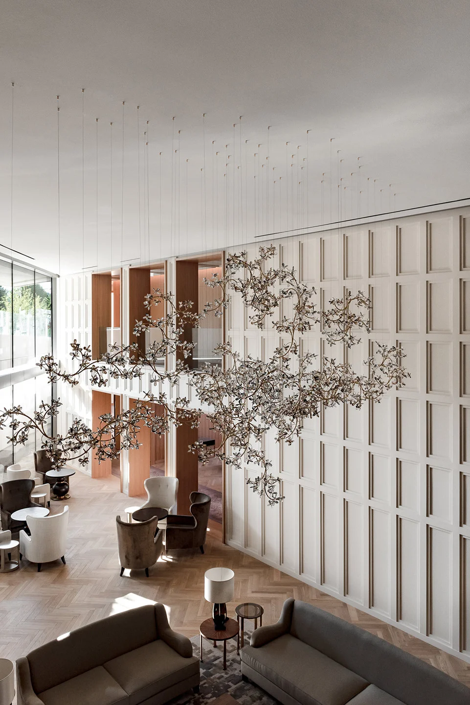 Oscarono Designer - Collection Classics - Finish Miel Doux - Project Hotel Le Royal Champagne Epernay