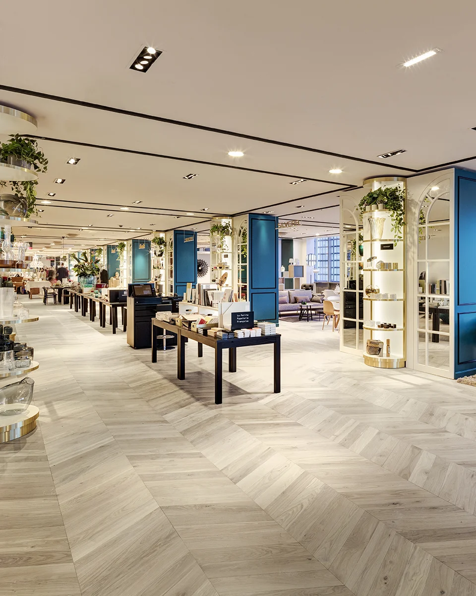 Oscarono Retail, Collection Basics, Finish Naturel, Project Printemps Haussman