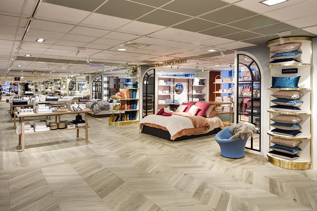 Oscarono Retail, Collection Basics, Finish Naturel, Project Printemps Haussman