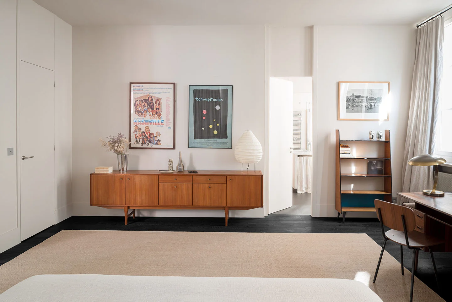 Oscarono Shou Sugi Ban - Collection Classics - Finish Rocher Noir - Project Private Appartment, Designer Annie Pate Amelie Saule