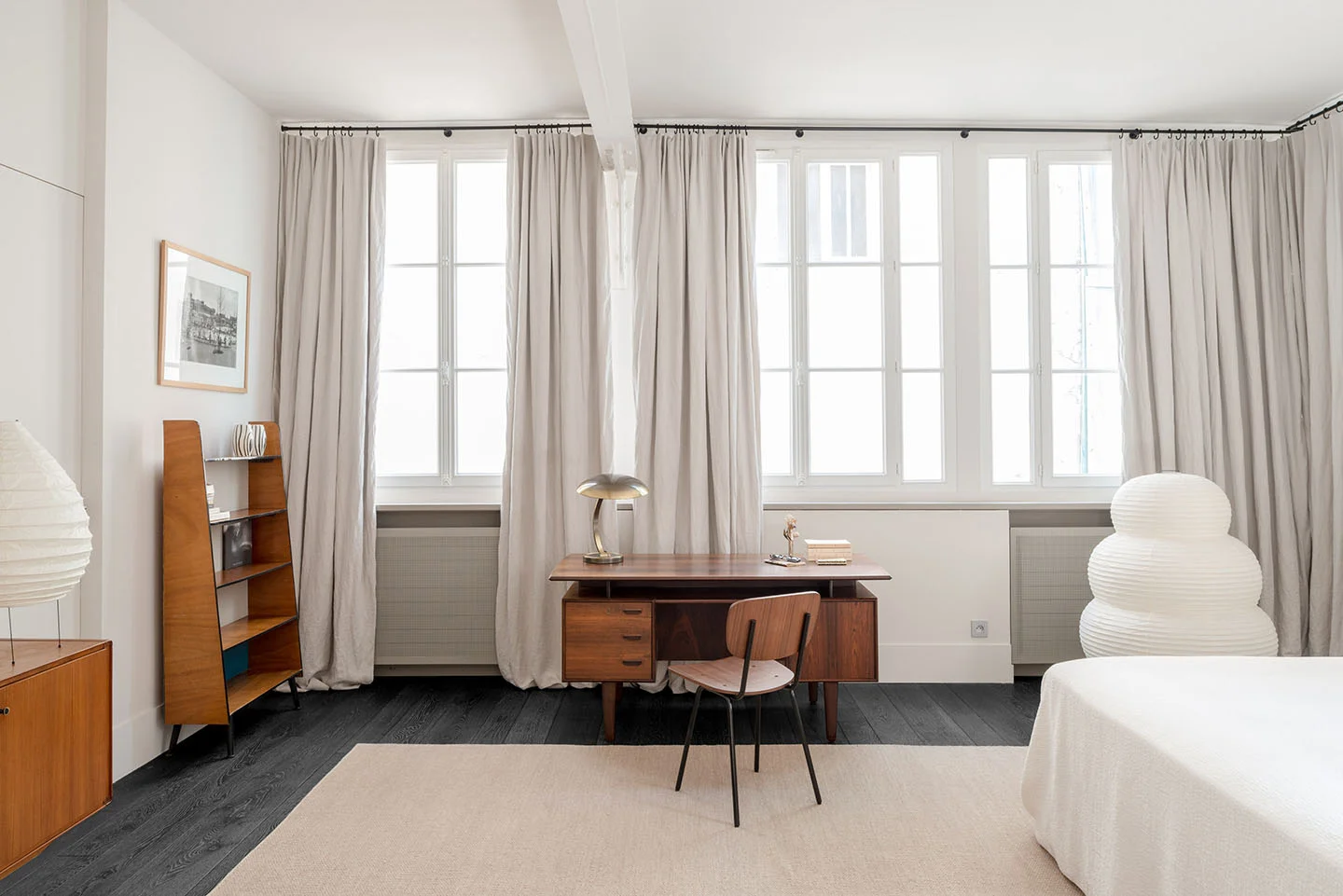 Oscarono Shou Sugi Ban - Collection Classics - Finish Rocher Noir - Project Private Appartment, Designer Annie Pate Amelie Saule