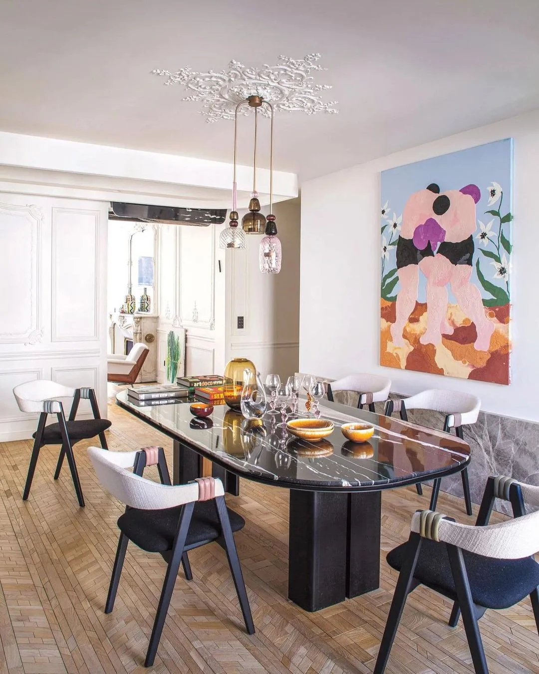 Private apartment Houssaye by Virginie Renaut