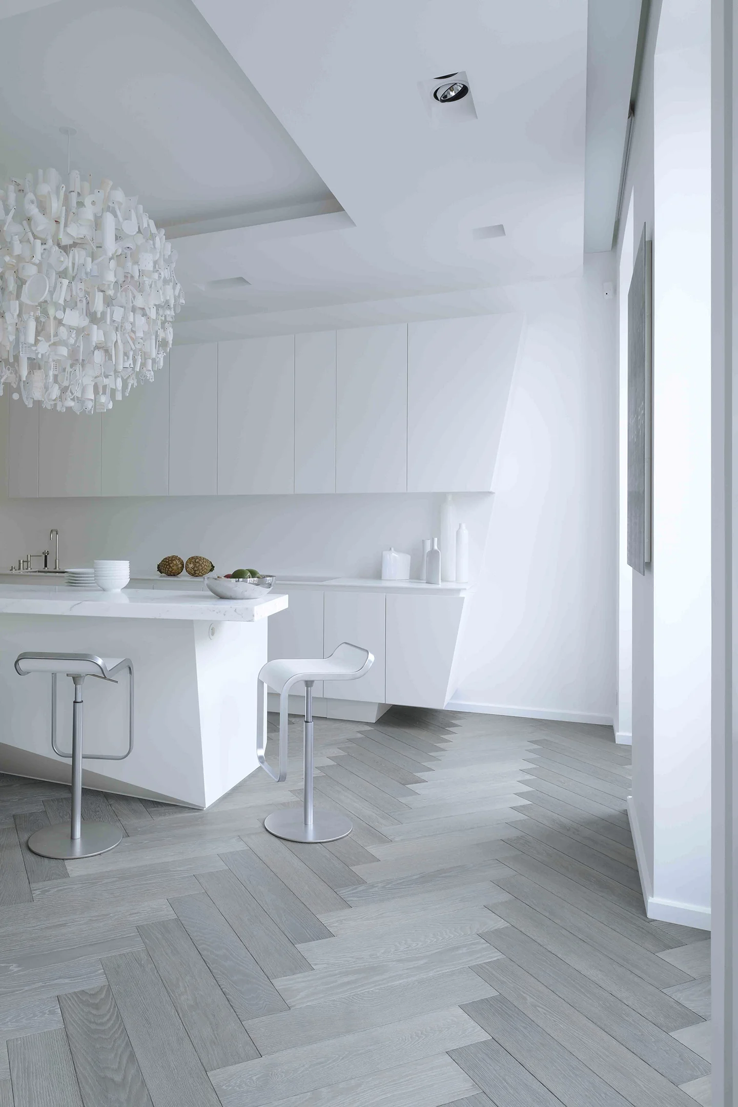 Oscarono Herringbone - Collection Classics - Finish Rocher Bleu-Gris - Project Frederic Chane - Paris
