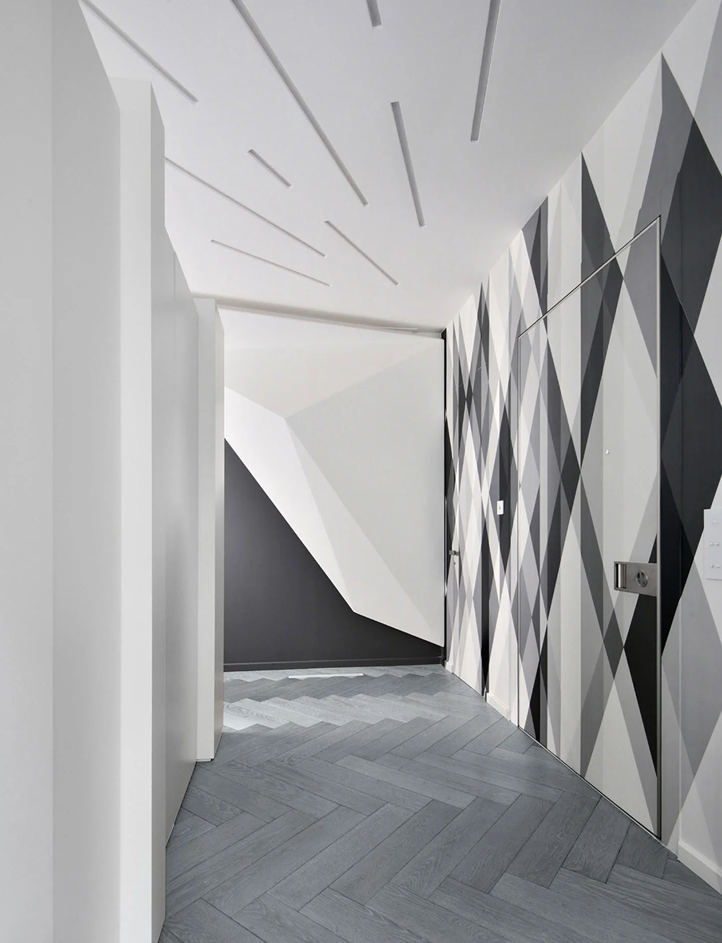 oscarono herringbone collection classics finish rocher bleu gris project frederic chane paris