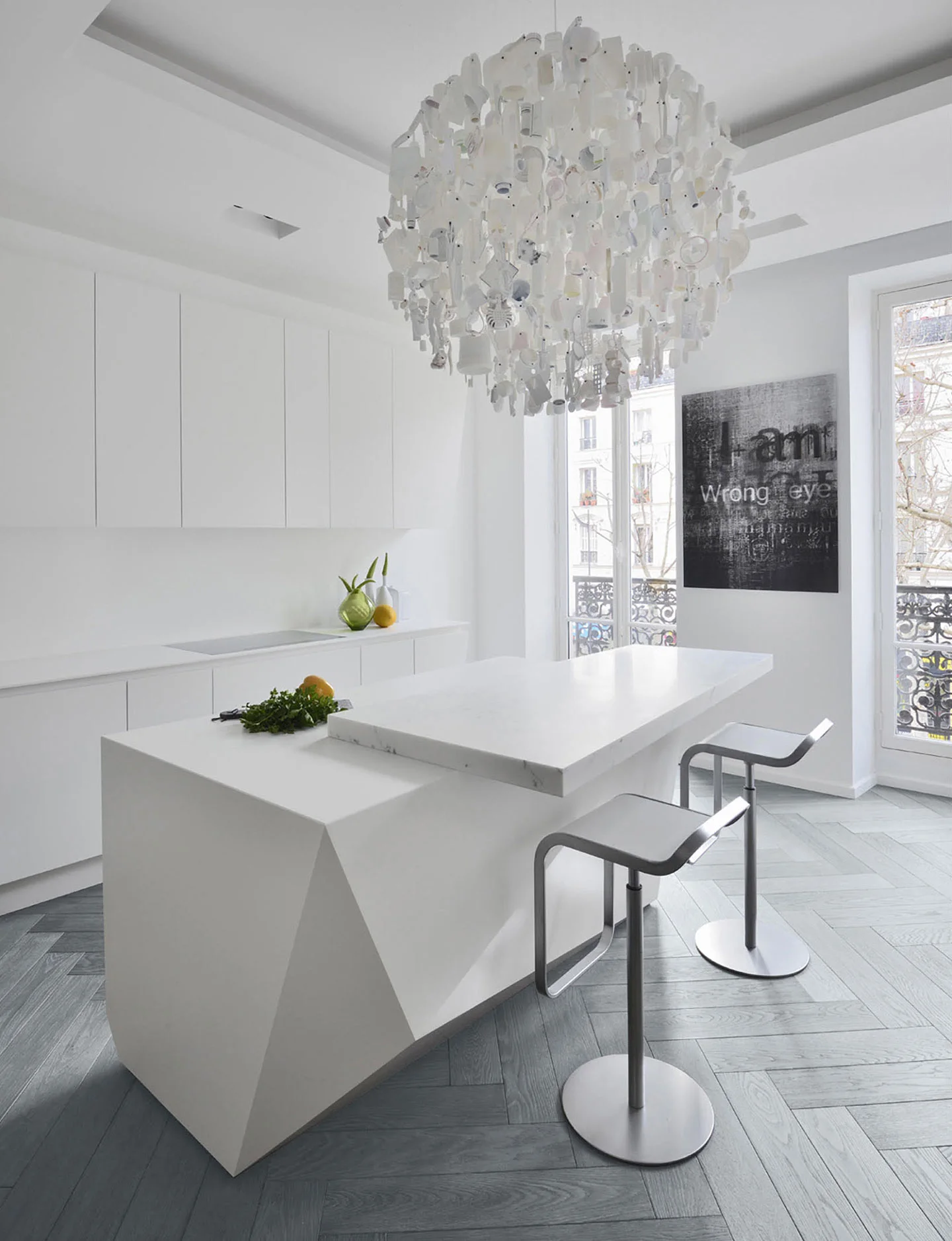 oscarono herringbone collection classics finish rocher bleu gris project frederic chane paris
