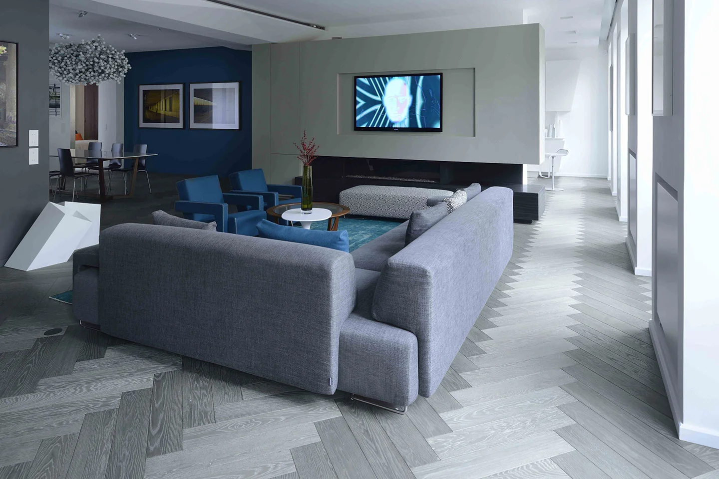 oscarono herringbone collection classics finish rocher bleu gris project frederic chane paris