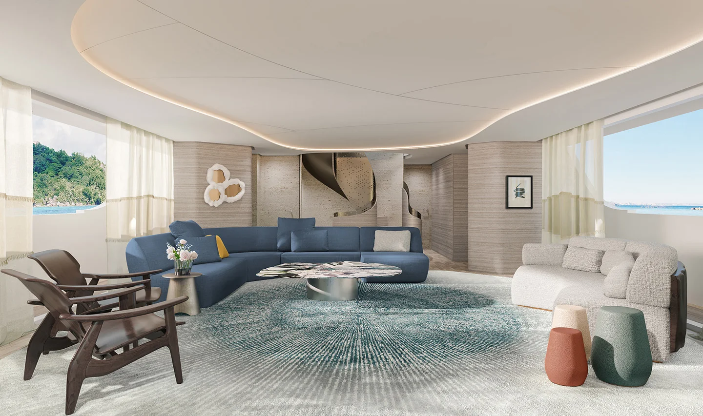 Oscarono Endgrain - Collection Forêt - Raphael Navot - Yacht SD118