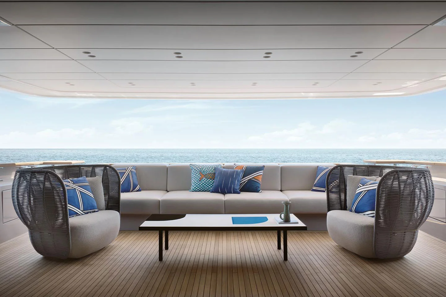 oscarono foret endgrain collection raphael navot yacht sanlorenzo bismut architecture sd118