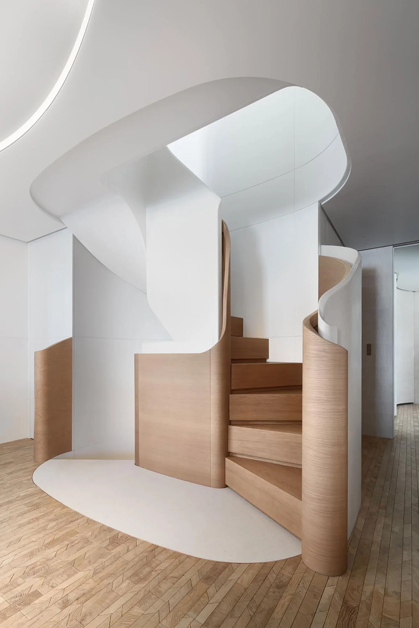 oscarono foret endgrain collection raphael navot yacht sanlorenzo bismut architecture sd118