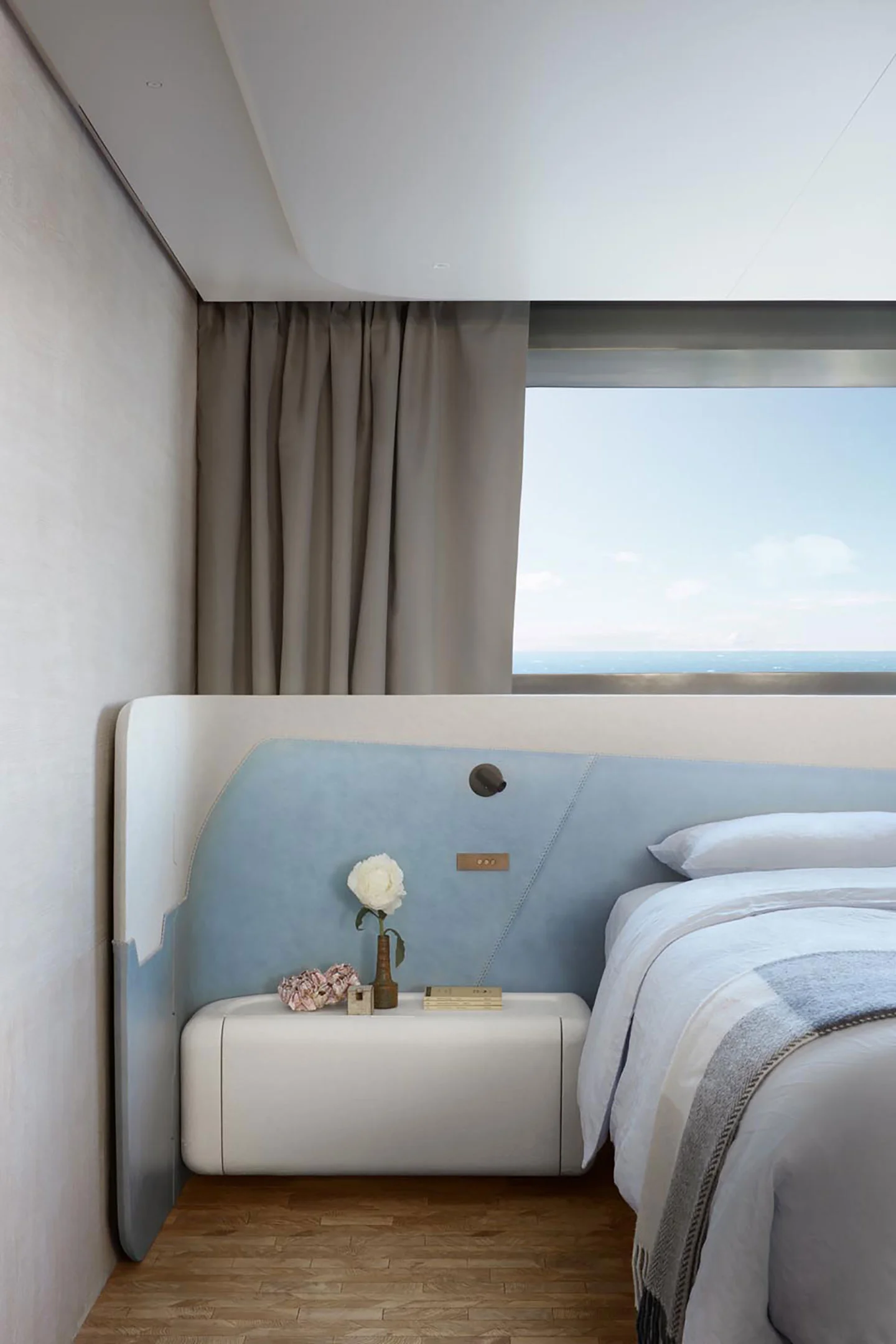 oscarono foret endgrain collection raphael navot yacht sanlorenzo bismut architecture sd118