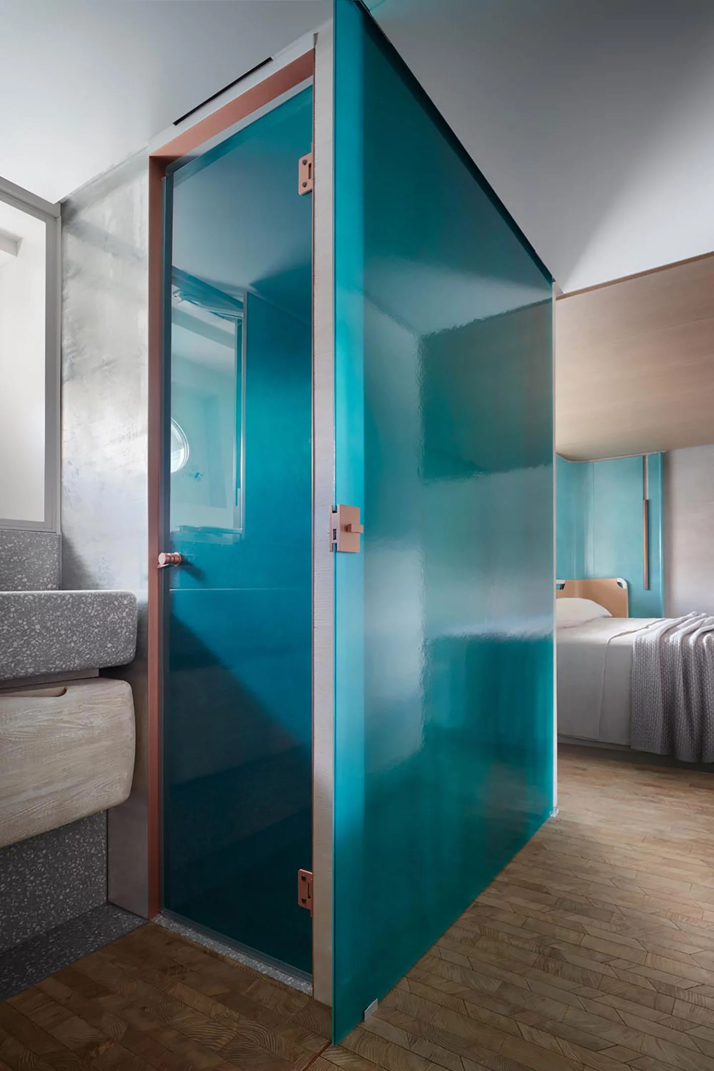 oscarono foret endgrain collection raphael navot yacht sanlorenzo bismut architecture sd118