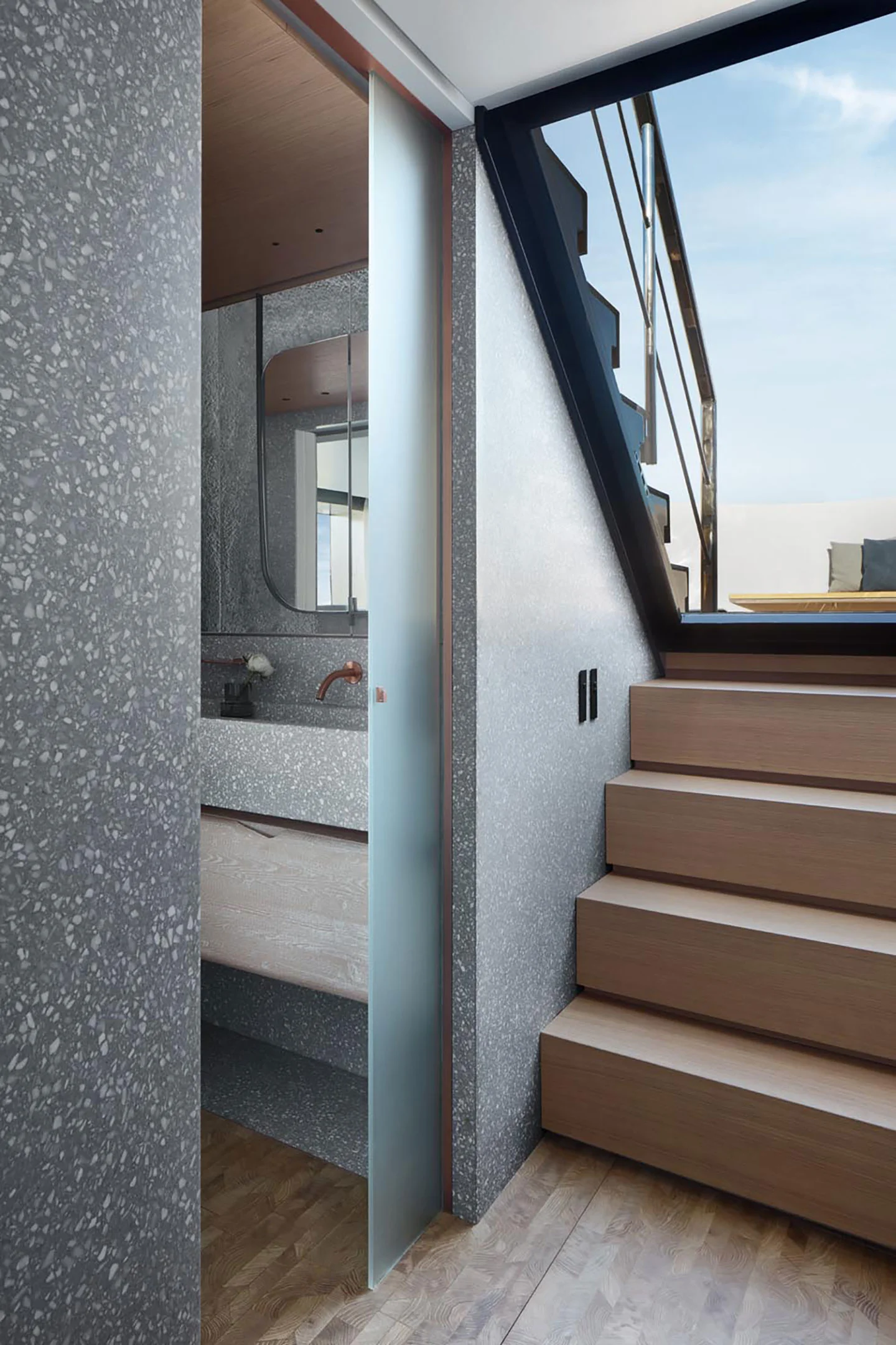 oscarono foret endgrain collection raphael navot yacht sanlorenzo bismut architecture sd118