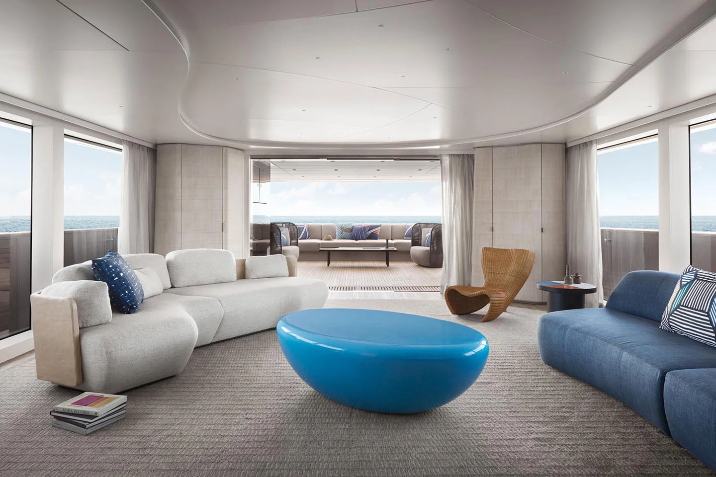 oscarono foret endgrain collection raphael navot yacht sanlorenzo bismut architecture sd118
