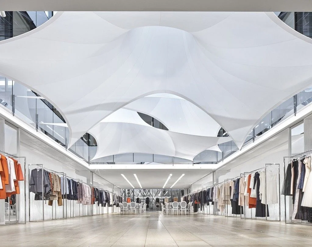 Dior, Paris, canopy hall