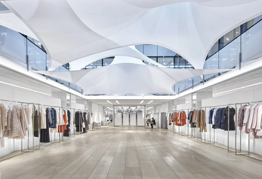 Dior, Paris, collections hall wood floor