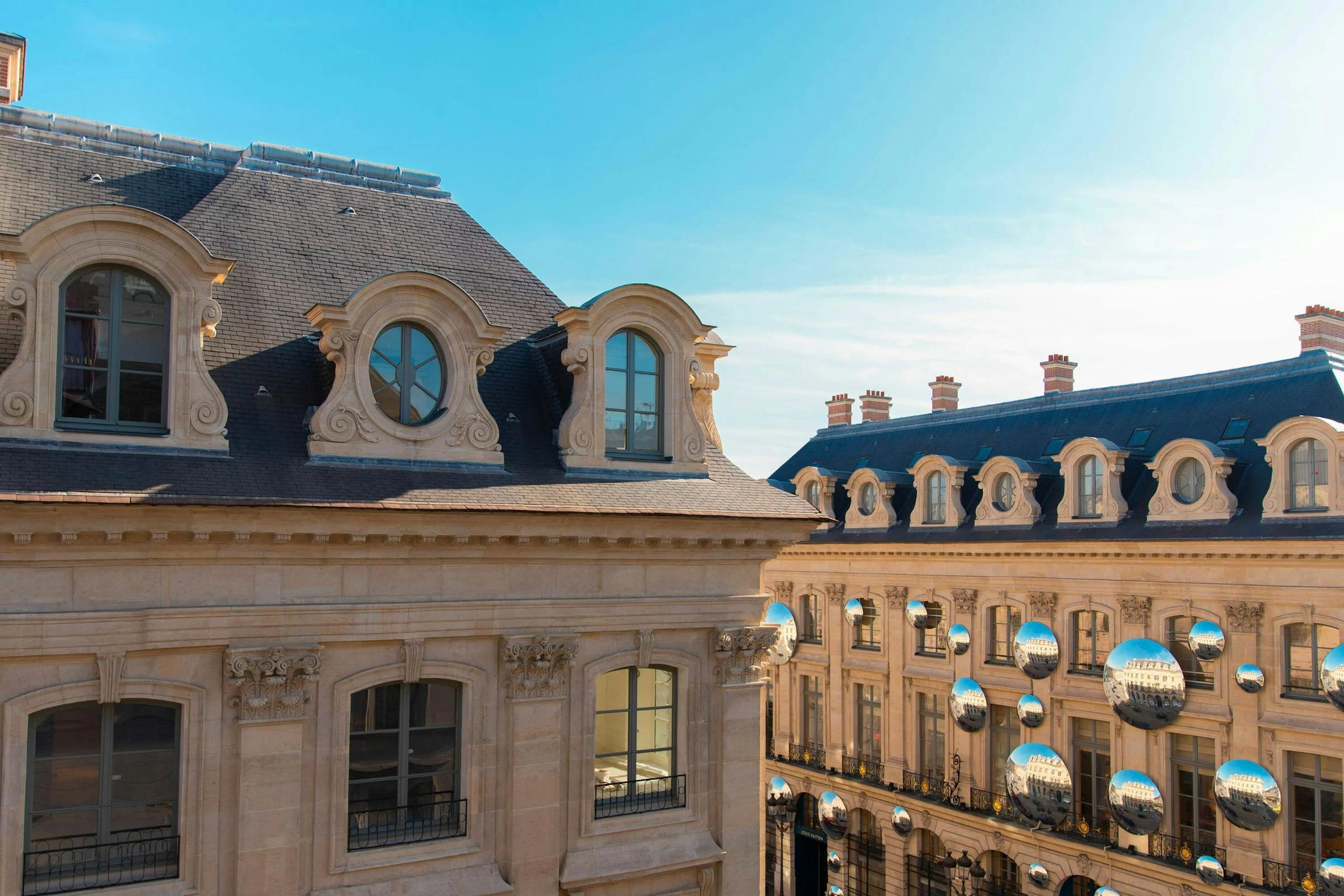 Hôtel Costes, Castiglione, Paris, place vendome rooftops