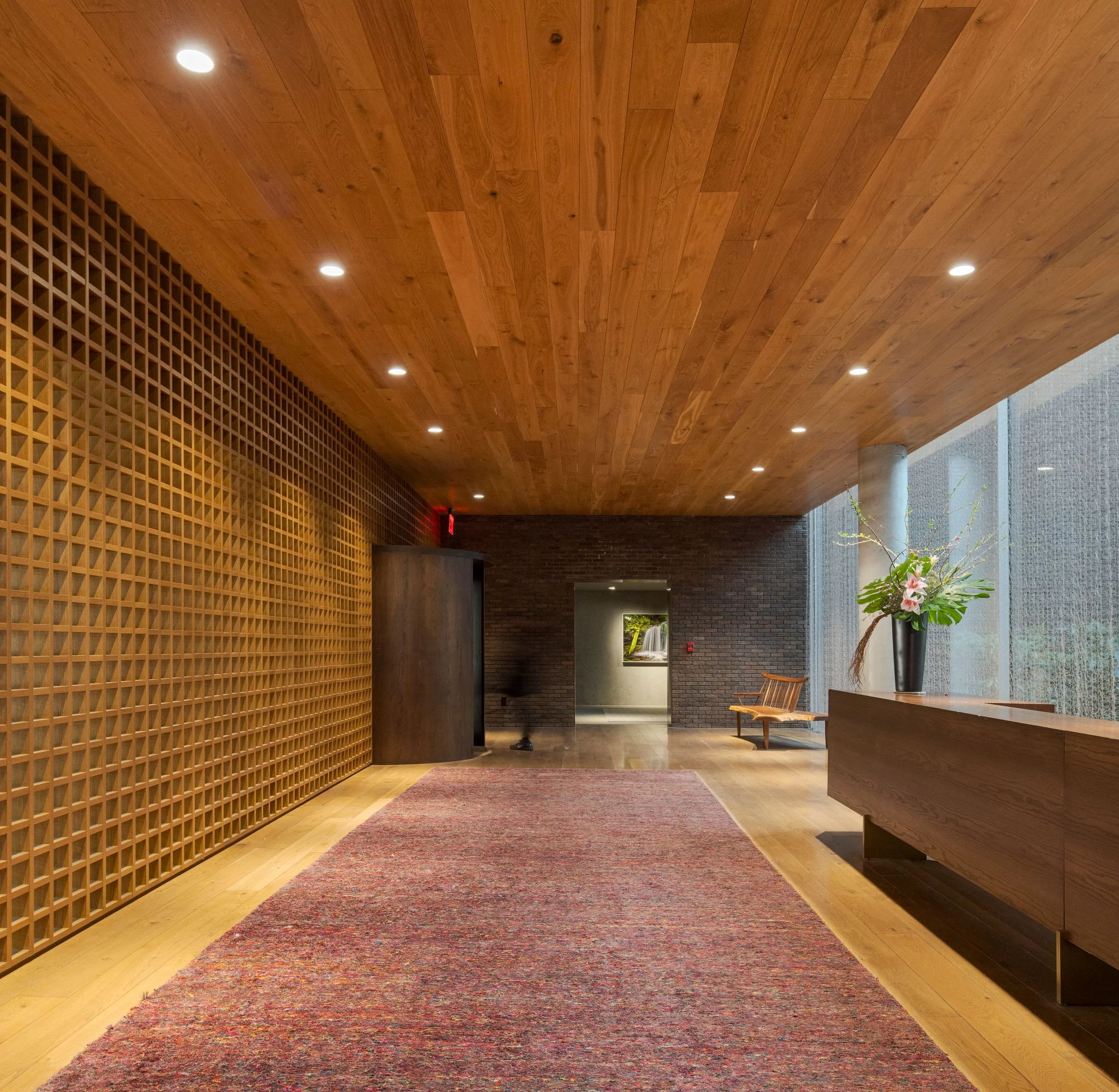 Jardim, New York, lobby lattice