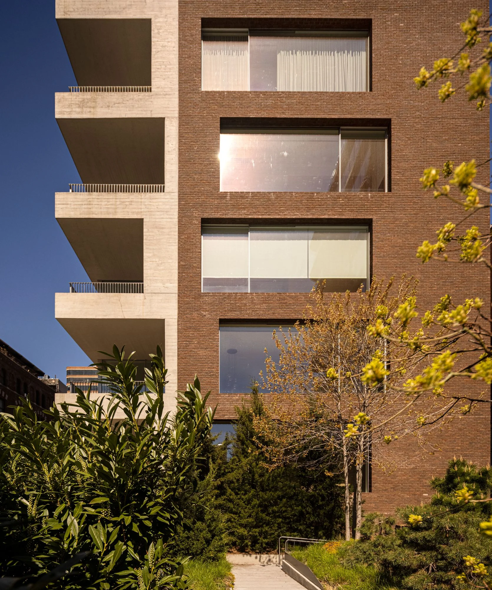 Jardim, New York, facade garden