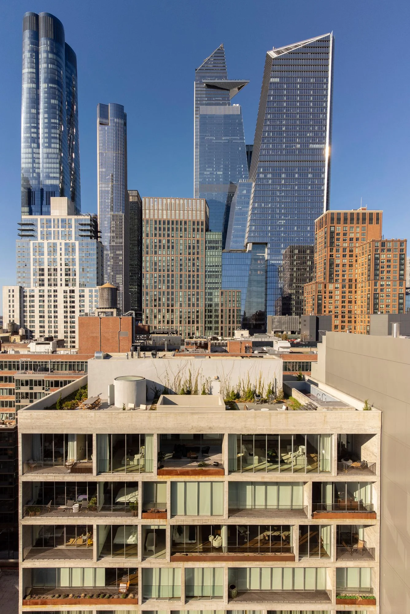 Jardim, New York, towers skyline