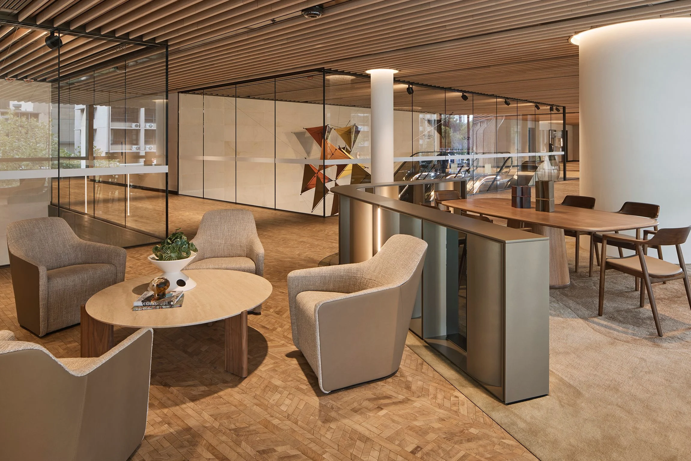 Parkline Place, Sydney, lobby espresso bar