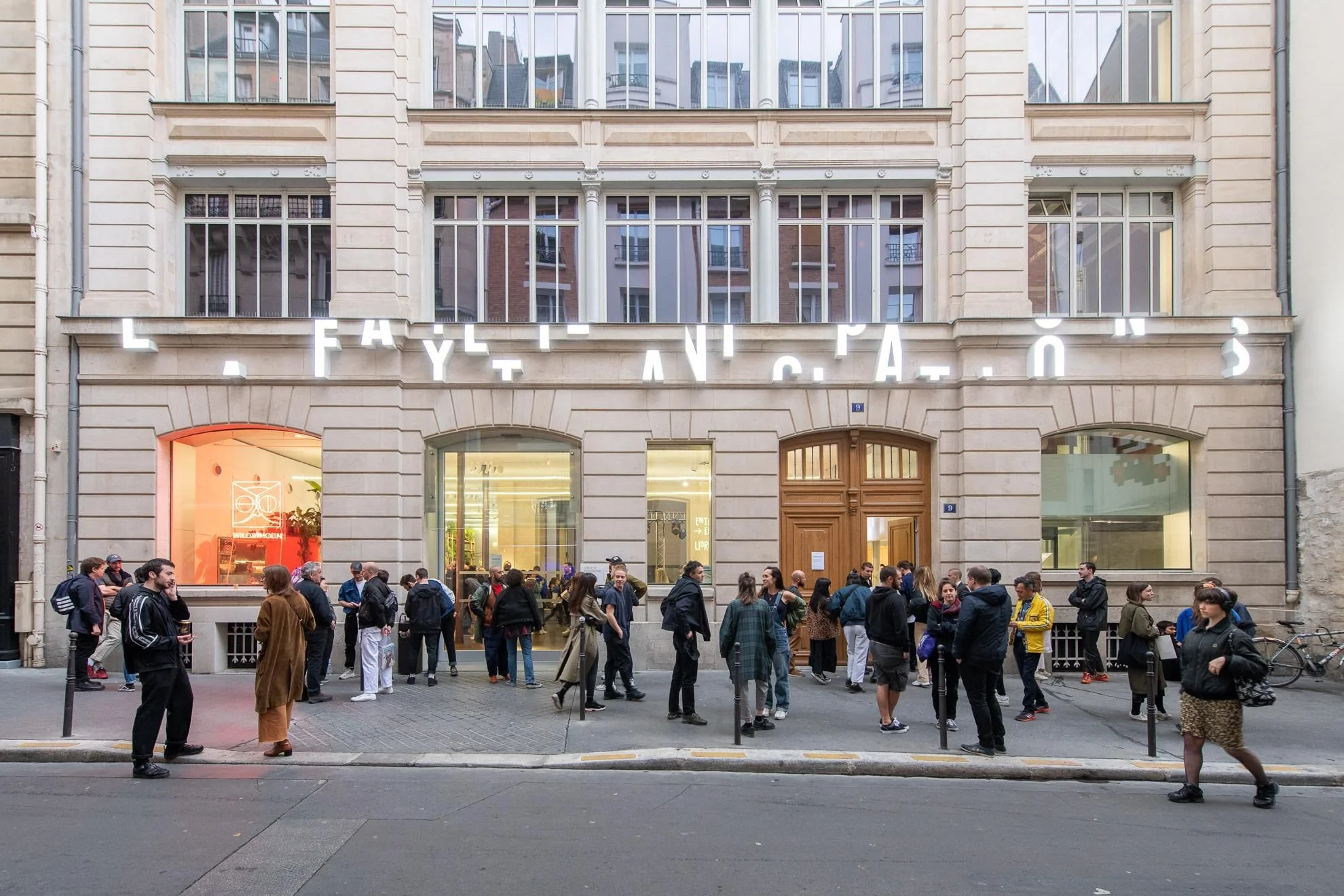 Lafayette Anticipations, Paris, street facade