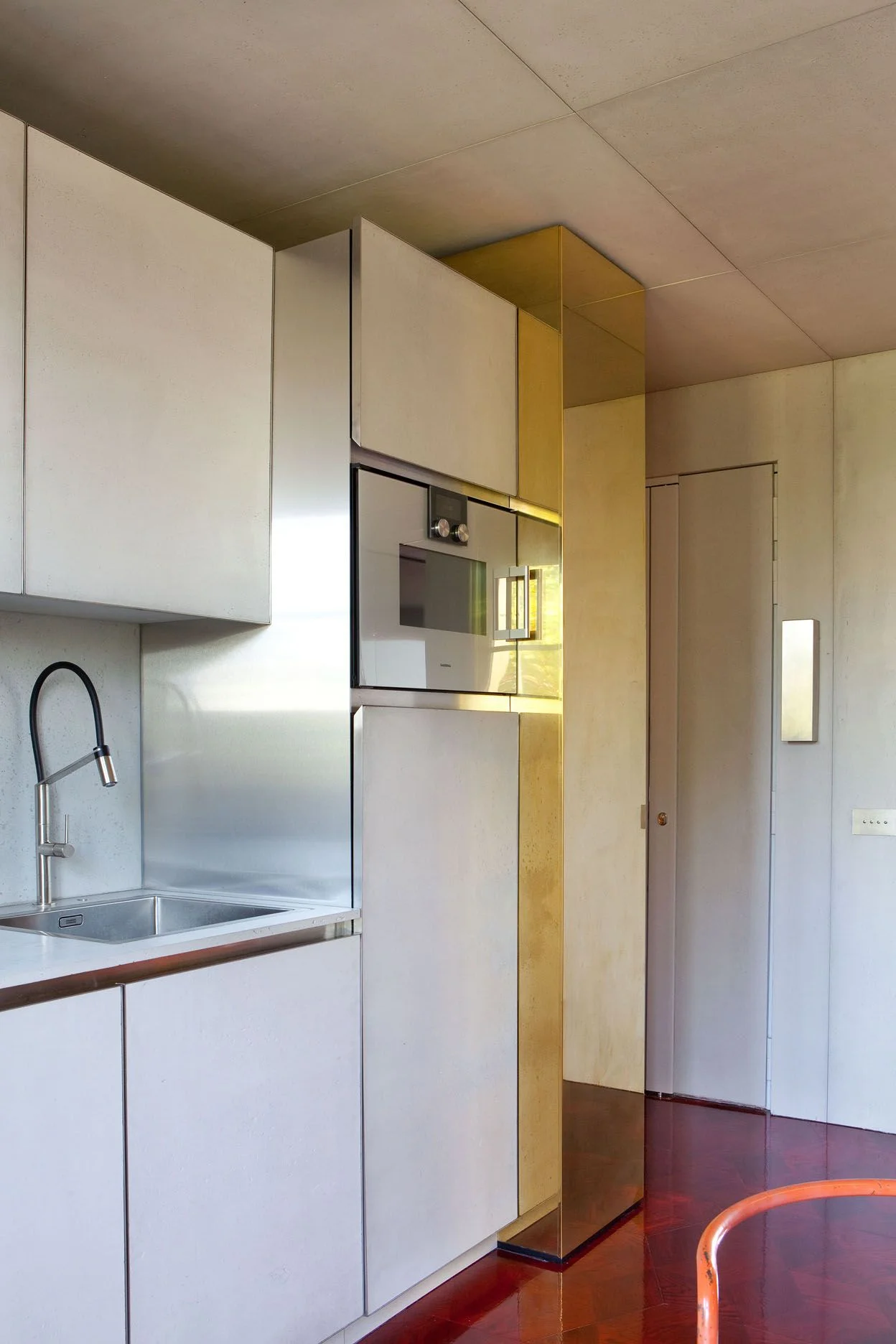 Private Apartment, Paris, kitchen steel
