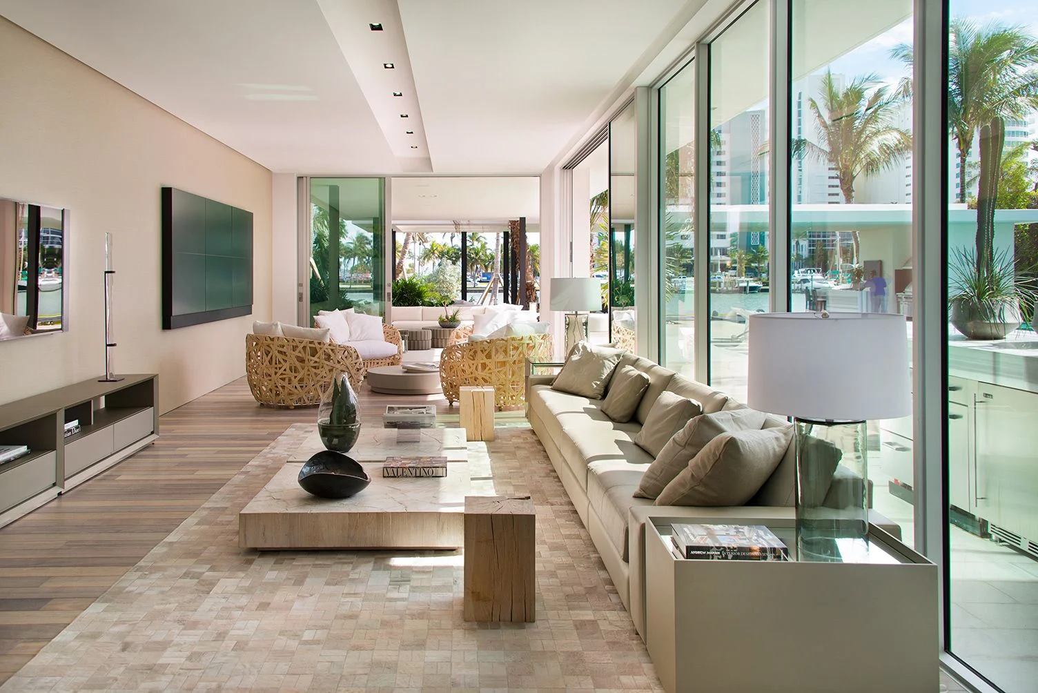 Pine Tree Drive, Miami Beach, family room