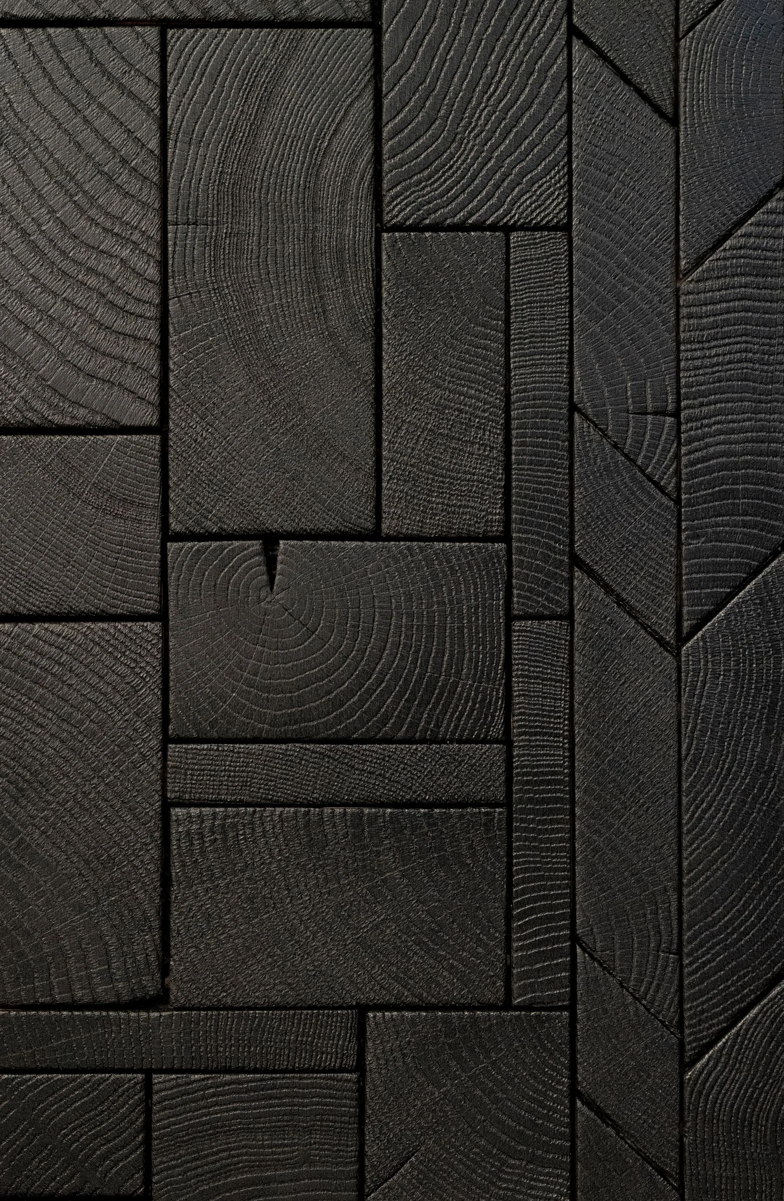 The finished black surface