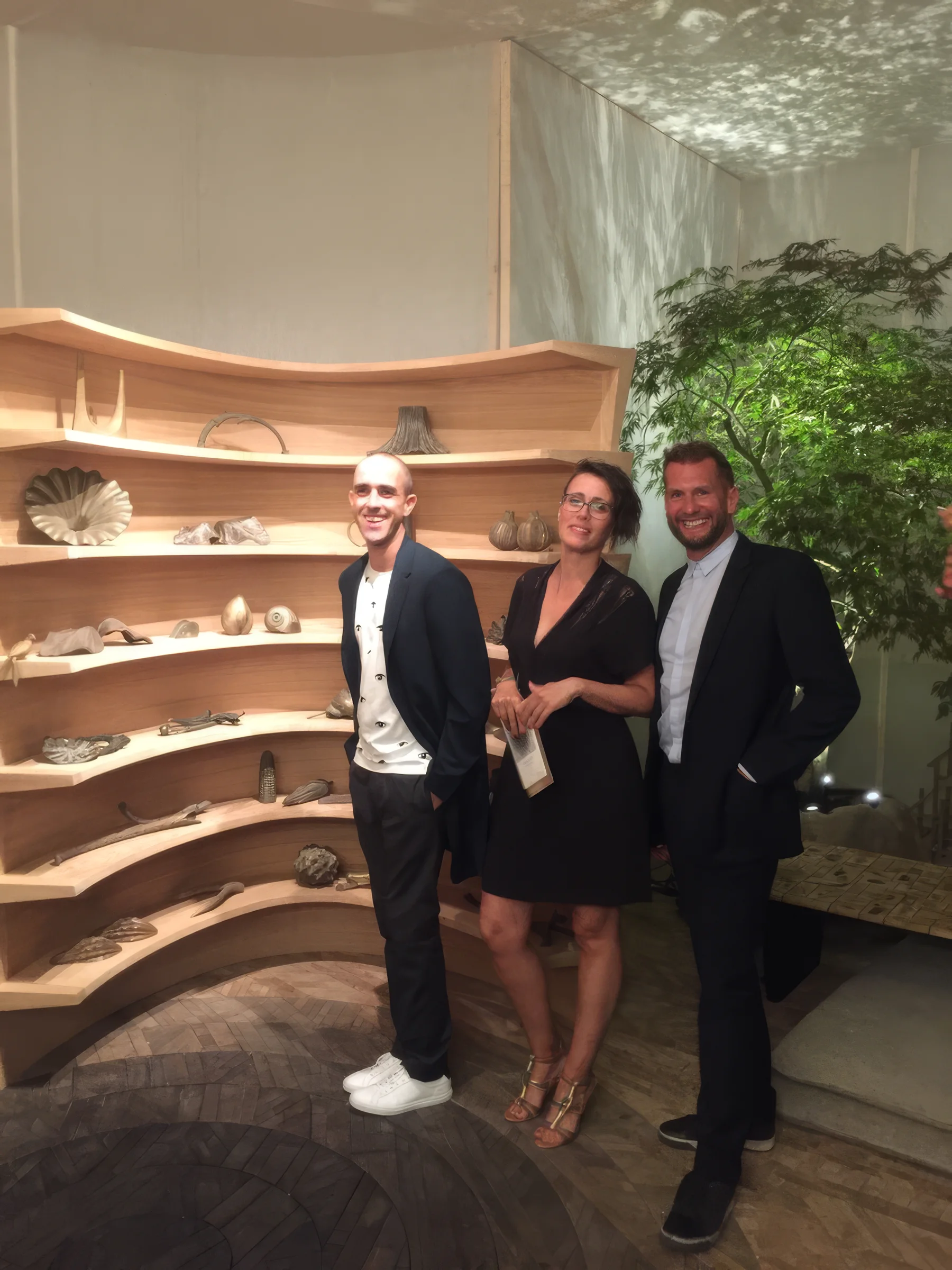 Peter with the designer Raphael Navot
